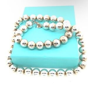 Tiffany style ball necklace